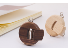 W300 圓型木質隨身碟（Rounded Wooden Flash Drive）