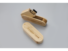 W100 木質旋轉隨身碟（Wooden Swivel Flash drive）