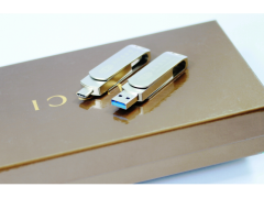 OTG 2in 1 -二合一OTG金屬旋轉碟 |Type-C+USB|（Type-C &USB 2 in 1 OTG Swivel Flash drive）